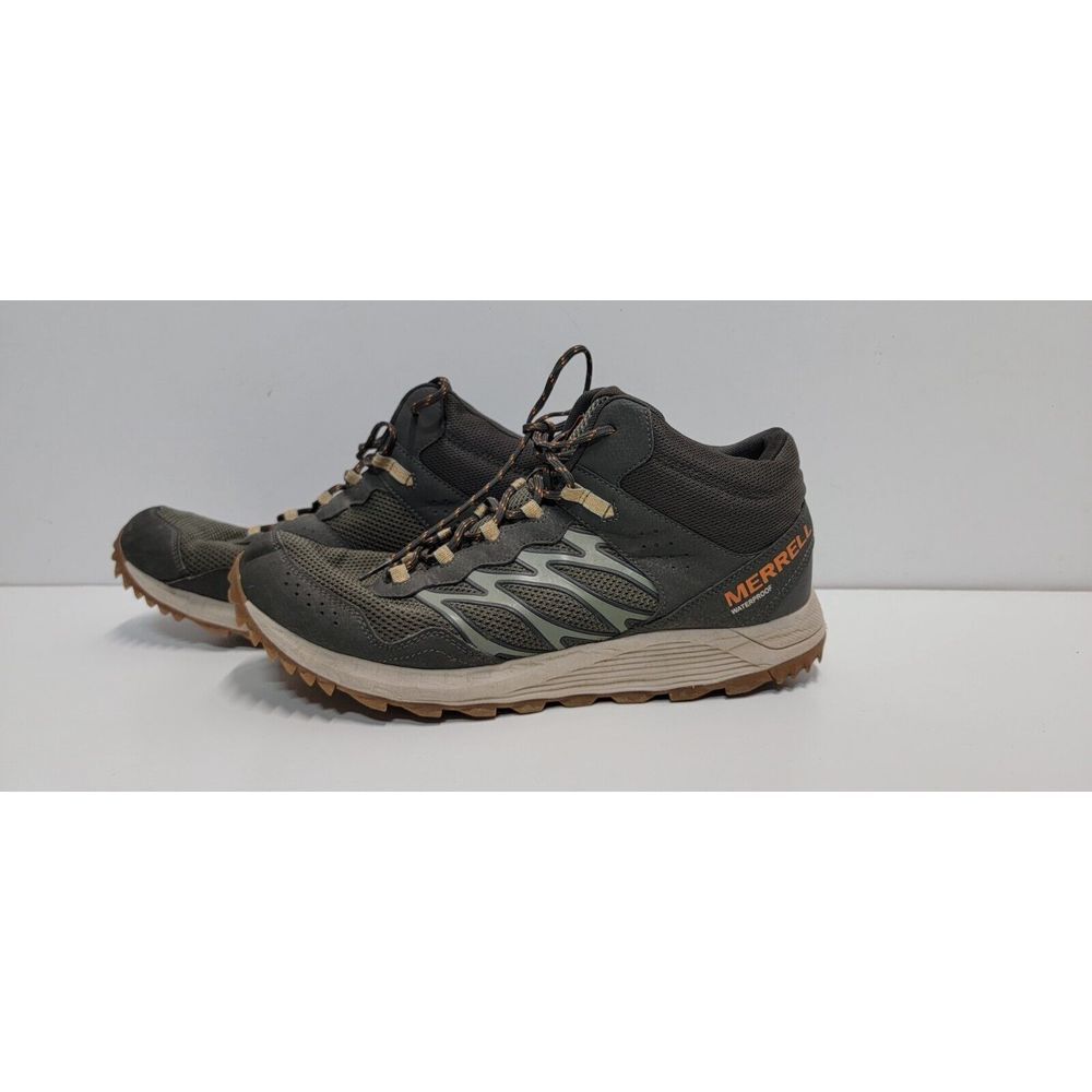 Merrell‎ Wildwood Mid Waterproof Hiking Outdoors Shoes Men's Size 13